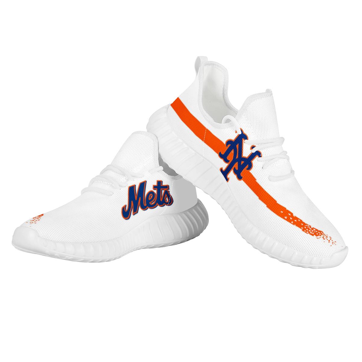 Men's New York Mets Mesh Knit Sneakers/Shoes 008